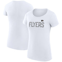 Philadelphia Flyers G-III 4Her by Carl Banks Women's Super-Slim Fit Lightweight Dot Print Team T-Shirt Discount