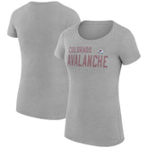 Colorado Avalanche G-III 4Her by Carl Banks Women's Super-Slim Fit Lightweight Dot Print Team T-Shirt Online