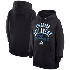 Colorado Avalanche Starter Puck Pullover Hoodie On Sale
