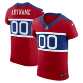 New York Giants Nike Alternate Vapor F.U.S.E. Elite Custom Jersey