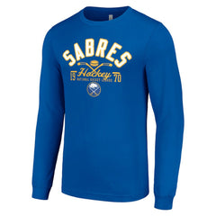 Buffalo Sabres Starter Puck Long Sleeve T-Shirt On Sale