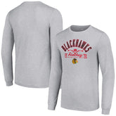 Chicago Blackhawks Starter Puck Long Sleeve T-Shirt Discount