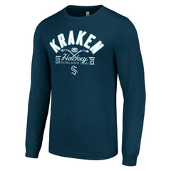 Seattle Kraken Starter Puck Long Sleeve T-Shirt Outlet
