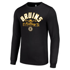 Boston Bruins Starter Puck Long Sleeve T-Shirt For Sale