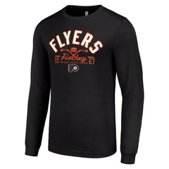 Philadelphia Flyers Starter Puck Long Sleeve T-Shirt Discount