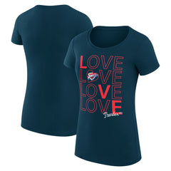 Oklahoma City Thunder G-III 4Her by Carl Banks Women's Super-Slim Fit Lightweight Basketball Love T-Shirt Online