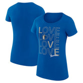 Dallas Mavericks G-III 4Her by Carl Banks Women's Super-Slim Fit Lightweight Basketball Love T-Shirt sale For Sale