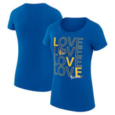 Golden State Warriors G-III 4Her by Carl Banks Women's Super-Slim Fit Lightweight Basketball Love T-Shirt sale Discount