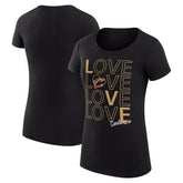 Cleveland Cavaliers G-III 4Her by Carl Banks Women's Super-Slim Fit Lightweight Basketball Love T-Shirt sale On Sale