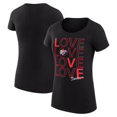 Oklahoma City Thunder G-III 4Her by Carl Banks Women's Super-Slim Fit Lightweight Basketball Love T-Shirt Online
