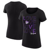 Sacramento Kings G-III 4Her by Carl Banks Women's Super-Slim Fit Lightweight Basketball Love T-Shirt Discount