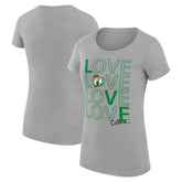 Boston Celtics G-III 4Her by Carl Banks Women's Super-Slim Fit Lightweight Basketball Love T-Shirt Discount