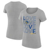 Golden State Warriors G-III 4Her by Carl Banks Women's Super-Slim Fit Lightweight Basketball Love T-Shirt sale Online