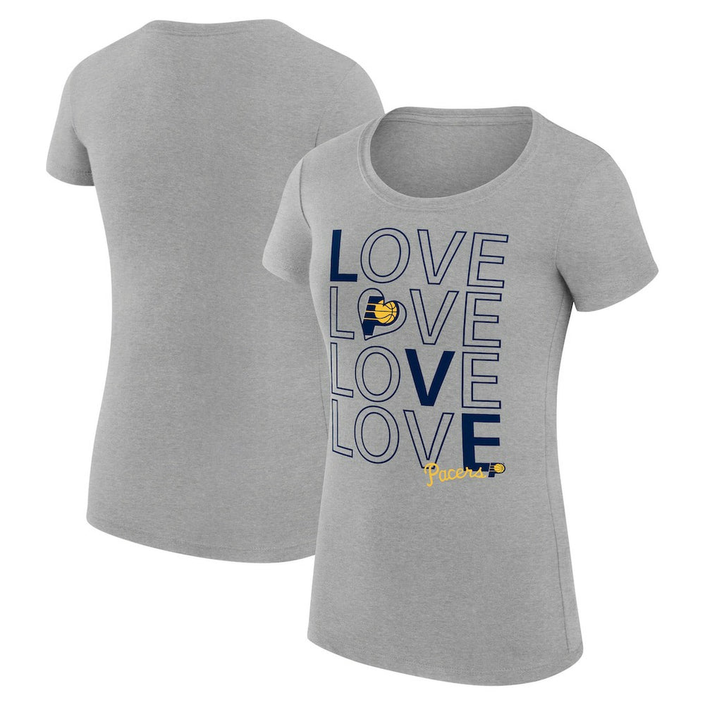 Indiana Pacers G-III 4Her by Carl Banks Women's Super-Slim Fit Lightweight Basketball Love T-Shirt Discount