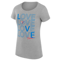 Oklahoma City Thunder G-III 4Her by Carl Banks Women's Super-Slim Fit Lightweight Basketball Love T-Shirt Discount
