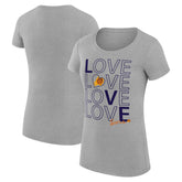 Phoenix Suns G-III 4Her by Carl Banks Women's Super-Slim Fit Lightweight Basketball Love T-Shirt New