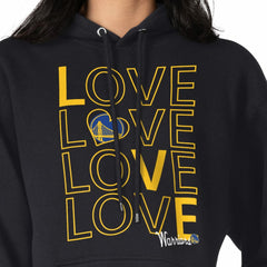 Golden State Warriors G-III 4Her by Carl Banks Women's Basketball Love Fleece Pullover Hoodie sale On Sale