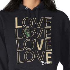 Milwaukee Bucks G-III 4Her by Carl Banks Women's Basketball Love Fleece Pullover Hoodie For Sale