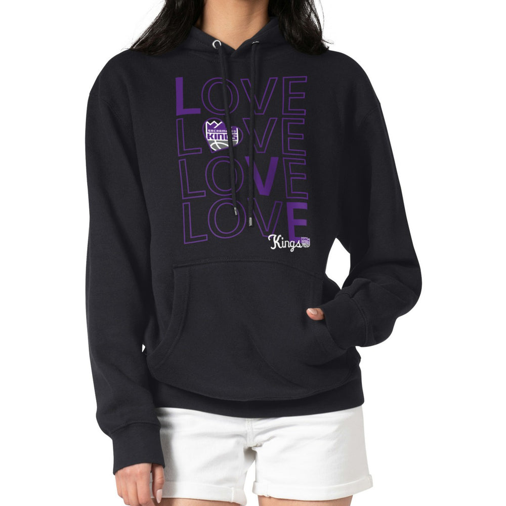 Sacramento Kings G-III 4Her by Carl Banks Women's Basketball Love Fleece Pullover Hoodie On Sale