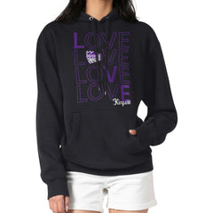 Sacramento Kings G-III 4Her by Carl Banks Women's Basketball Love Fleece Pullover Hoodie On Sale