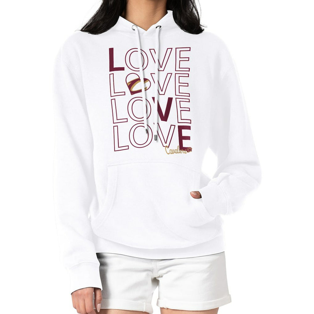 Cleveland Cavaliers G-III 4Her by Carl Banks Women's Basketball Love Fleece Pullover Hoodie sale Discount