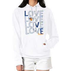 New York Knicks G-III 4Her by Carl Banks Women's Basketball Love Fleece Pullover Hoodie New