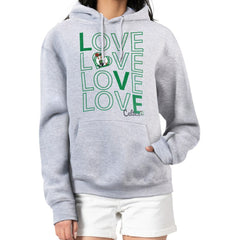 Boston Celtics G-III 4Her by Carl Banks Women's Basketball Love Fleece Pullover Hoodie On Sale