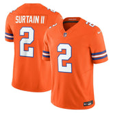 Denver Broncos Nike Patrick Surtain II Alternate Mile High Collection 1977 Throwback Vapor F.U.S.E. Limited Jersey