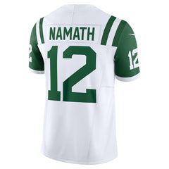New York Jets Nike Joe Namath Classic Alternate Vapor F.U.S.E. Retired Player Limited Jersey