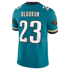 Jacksonville Jaguars Nike Foye Oluokun Prowler Throwback Vapor F.U.S.E. Limited Jersey
