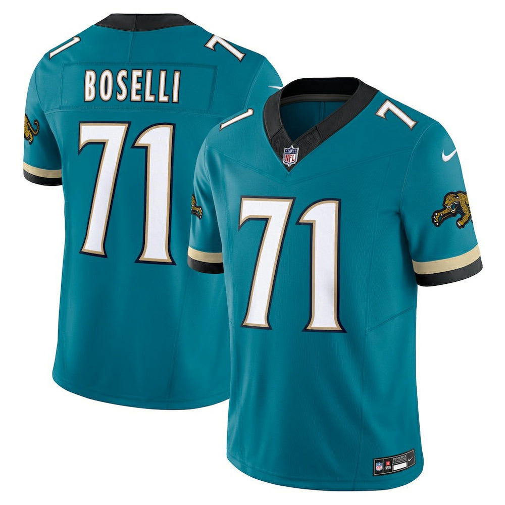 Jacksonville Jaguars Nike Tony Boselli Prowler Throwback Vapor F.U.S.E. Limited Retired Player Jersey
