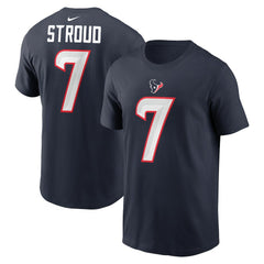 Houston Texans Nike C.J. Stroud Player Name & Number T-Shirt