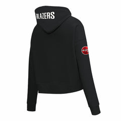 Portland Trail Blazers Pro Standard Women's 2023/24 City Edition Cropped Pullover Hoodie New