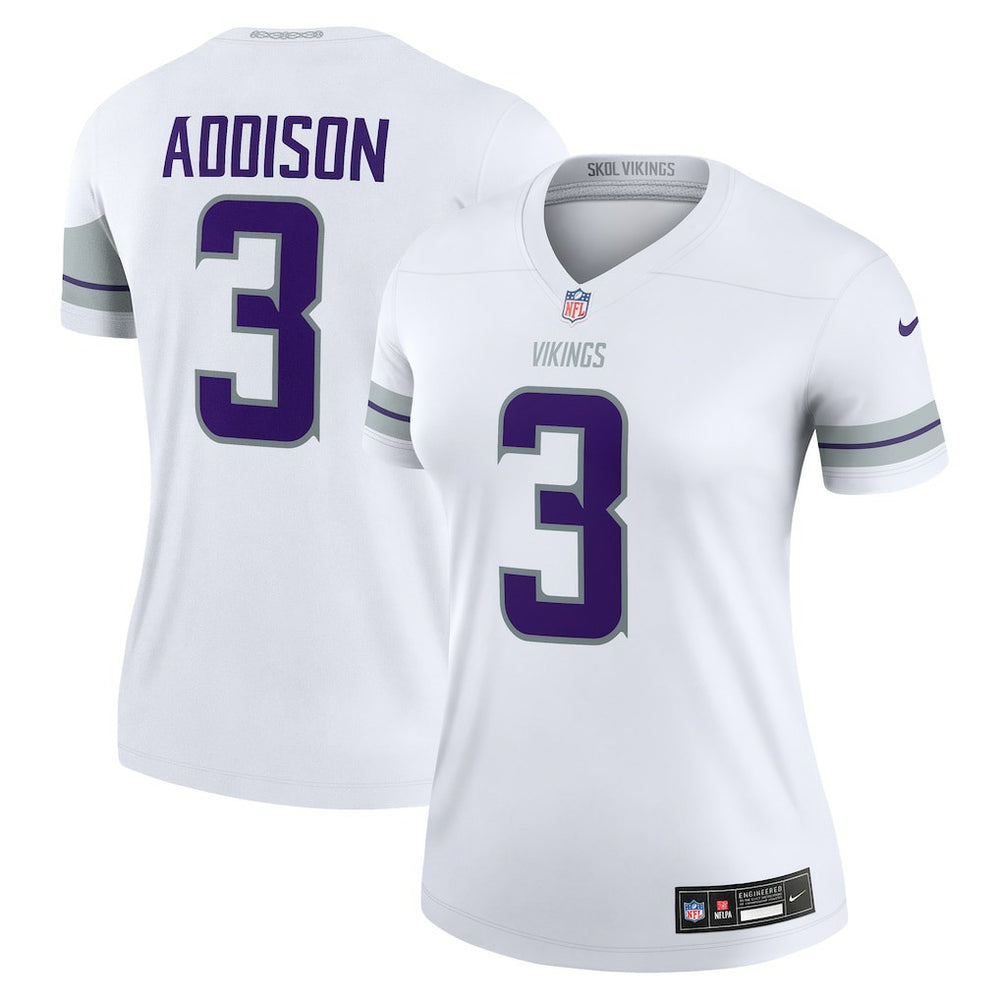 Minnesota Vikings Nike Jordan Addison Women's Alternate Legend Player Performance Top