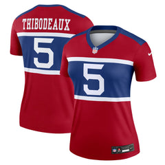 New York Giants Nike Kayvon Thibodeaux Women's Alternate Legend Player Performance Top