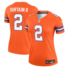 Denver Broncos Nike Patrick Surtain II Women's Alternate Legend Player Performance Top