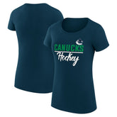 Vancouver Canucks G-III 4Her by Carl Banks Women's Super-Slim Fit Lightweight Team Sport T-Shirt Sale