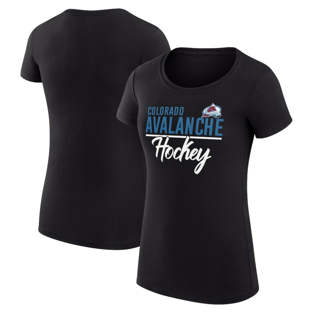 Colorado Avalanche G-III 4Her by Carl Banks Women's Super-Slim Fit Lightweight Team Sport T-Shirt On Sale