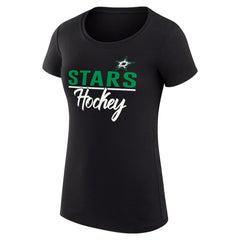 Dallas Stars G-III 4Her by Carl Banks Women's Super-Slim Fit Lightweight Team Sport T-Shirt Outlet