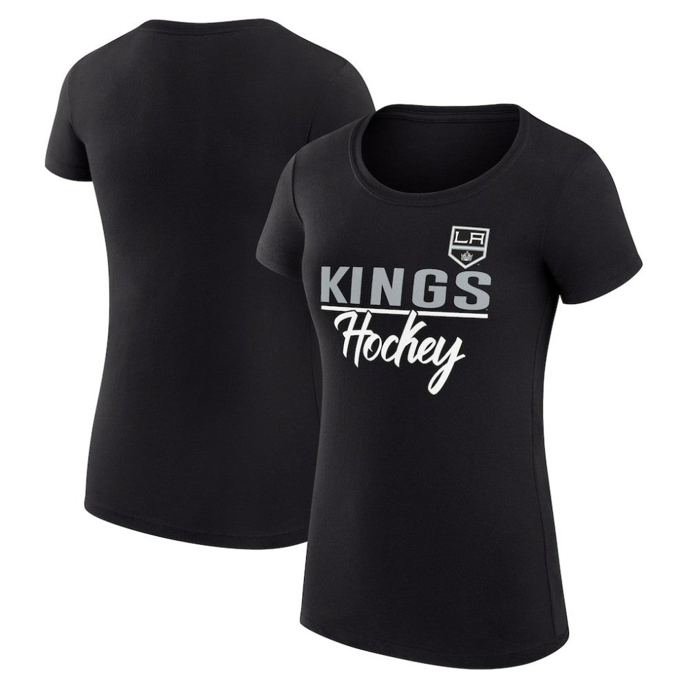 Los Angeles Kings G-III 4Her by Carl Banks Women's Super-Slim Fit Lightweight Team Sport T-Shirt Outlet
