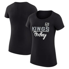 Los Angeles Kings G-III 4Her by Carl Banks Women's Super-Slim Fit Lightweight Team Sport T-Shirt Outlet