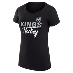 Los Angeles Kings G-III 4Her by Carl Banks Women's Super-Slim Fit Lightweight Team Sport T-Shirt Outlet