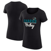 San Jose Sharks G-III 4Her by Carl Banks Women's Super-Slim Fit Lightweight Team Sport T-Shirt Online