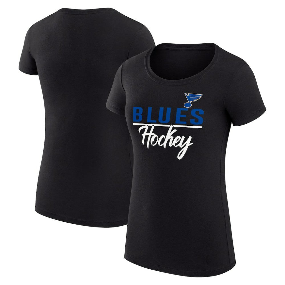 St. Louis Blues G-III 4Her by Carl Banks Women's Super-Slim Fit Lightweight Team Sport T-Shirt On Sale
