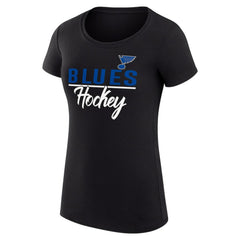 St. Louis Blues G-III 4Her by Carl Banks Women's Super-Slim Fit Lightweight Team Sport T-Shirt On Sale