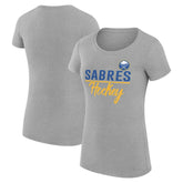 Buffalo Sabres G-III 4Her by Carl Banks Women's Super-Slim Fit Lightweight Team Sport T-Shirt Sale