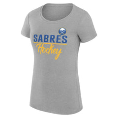 Buffalo Sabres G-III 4Her by Carl Banks Women's Super-Slim Fit Lightweight Team Sport T-Shirt Sale