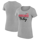 Carolina Hurricanes G-III 4Her by Carl Banks Women's Super-Slim Fit Lightweight Team Sport T-Shirt Sale