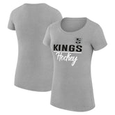 Los Angeles Kings G-III 4Her by Carl Banks Women's Super-Slim Fit Lightweight Team Sport T-Shirt On Sale