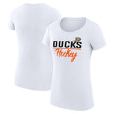 Anaheim Ducks G-III 4Her by Carl Banks Women's Super-Slim Fit Lightweight Team Sport T-Shirt Sale